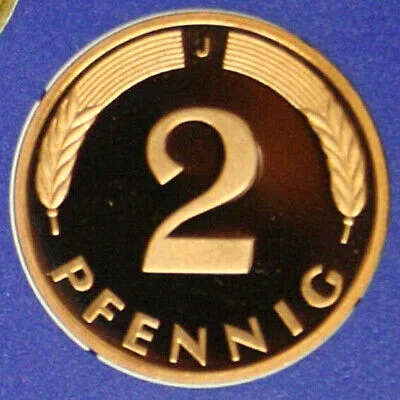 GERMANIA 2 Pfennig 1994 J Amburgo #G581