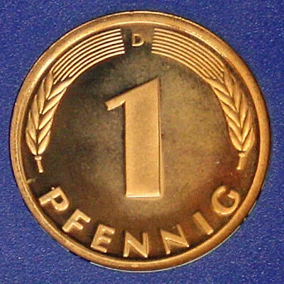 GERMANIA 1 Pfennig 1996 D Munchen #G602
