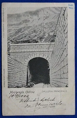MONTEREALE CELLINA Galleria Principale viaggiata 1904 f/p #19732