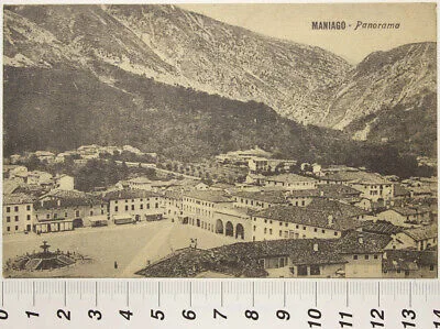 MANIAGO PANORAMA VIAGGIATA 1913 #3773