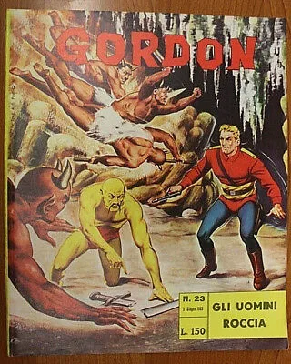 Fumetto GORDON n. 23 Gli Uomini Roccia 1965 Edizioni Fratelli Spada #L352