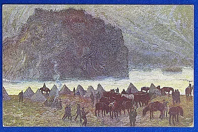 CASCELLA T. Guerra Indipendenza Accampamento CORNALE viagg anni 10 f/p #15379