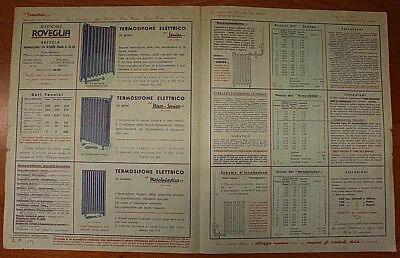 VOLANTINO PUBBLICITARIO OFFICINE ROVEGLIA BRESCIA ANNI 20/30 #175