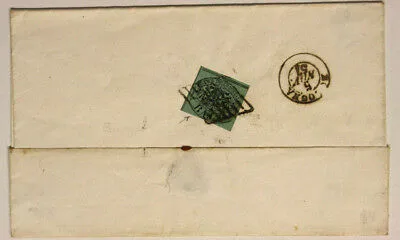 Storia Postale Stato Pontificio busta 1 Baiocco 5 Novembre 1857 da Vergato a Bologna #SP208