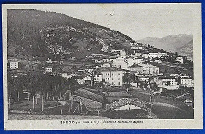 ENEGO Stazione climatica Alpina viaggiata anni 40 f/p #18127