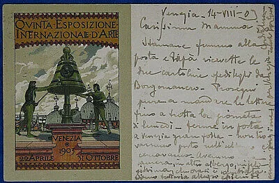 VENEZIA V^ Esposizione Internazionale Arte viaggiata 1903 f/p #4146