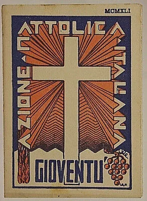 TESSERA SOCIO GIOVENTU’ AZIONE CATTOLICA ITALIANA S. STEFANO VICENZA 1941 #T311