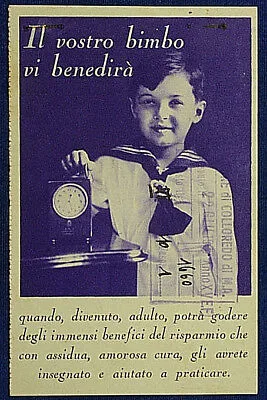 ILLUSTRATA ISTITUTO NAZIONALE UDINE ASSICURAZIONI VIAGGIATA fp ANNI 30 #32