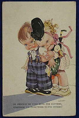 ILLUSTRATA MARTINI L.  BAMBINI NON VIAGGIATA fp ANNI 20 #20