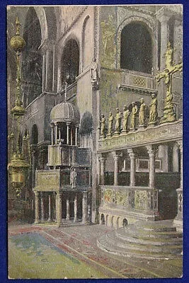 VENEZIA BASILICA DI SAN MARCO VIAGGIATA fp ANNI 10 #8412