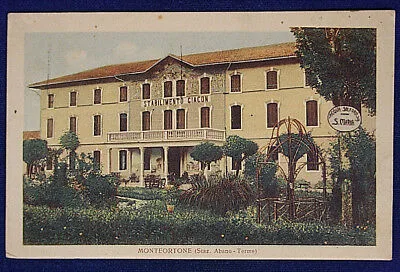 MONTEORTONE Stabilimento Giacon VIAGGIATA fp ANNI 20 #15853
