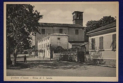 GRADISCA D’ISONZO CHIESA DI SANTO SPIRITO NON VIAGGIATA FG ANNI 40 #16015