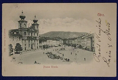 GORIZIA PIAZZA GRANDE VIAGGIATA fp fine 800 #15969