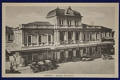 PADOVA STAZIONE FERROVIARIA NON VIAGGIATA fp ANNI 10/20 #15932