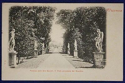 VICENZA PALAZZO DALLE ORE QUIRINI IL VIALE DEL GIARDINO VIAGG fp “900 #15819