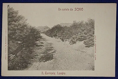UN SALUTO DA SCHIO IL TORRENTE LEOGRA NON VIAGGIATA fp “900 #15805
