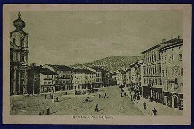 GORIZIA PIAZZA GRANDE NON VIAGGIATA fp ANNI 10 #16285
