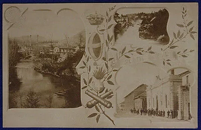 Polverificio sul Liri Non Viaggiata Anni 10 fp #16355