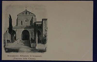 Abbazia di Casamari Facciata Non Viaggiata Anni 10 fp #16567