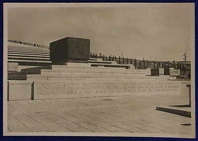 REDIPUGLIA Sacrario NON VIAGGIATA FG ANNI 30/40 #16912