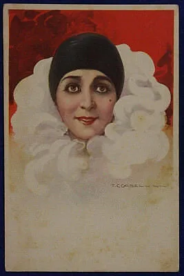 ILLUSTRATA PIERROT Corbella Tito VIAGGIATA fp ANNI 10/20 #17169