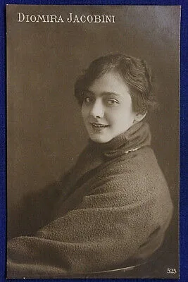 ATTRICE DIOMIRA JACOBINI NON VIAGGIATA fp ANNI 20/30 #17690
