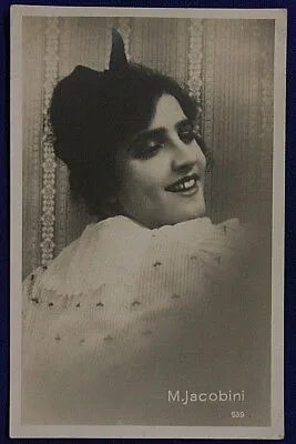 ATTRICE MARIA JACOBINI NON VIAGGIATA fp ANNI 20/30 #17694