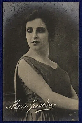 ATTRICE MARIA JACOBINI NON VIAGGIATA fp ANNI 20/30 #17699