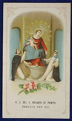 SANTINO NOSTRA SIGNORA DEL SANTO ROSARIO DI POMPEI 1913 #SA30
