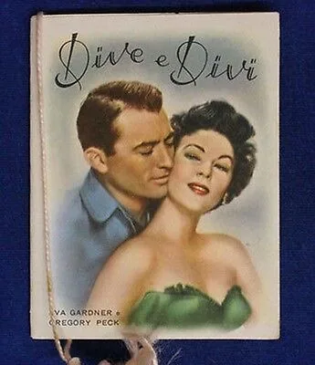 Calendarietto DA BARBIERE Divi e Dive 1955 #SA220