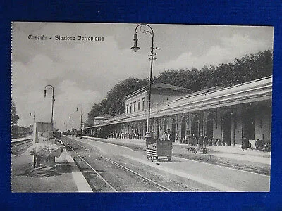 CASERTA – Stazione Ferroviaria animata, no viaggiata, anni 30 #14504