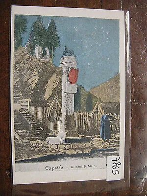 CAPRILE Colonna S. Marco no viaggiata anni 30 #7865