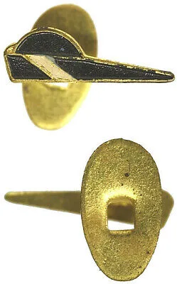 Distintivo goliardico a forma di feluca per cappello universitario smalto Nero e Bianco #MDS104