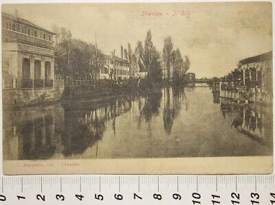 TREVISO il Sile no viaggiata “900 #11529