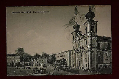 GORIZIA ITALIANA Piazza del Duomo no viaggiata, anni 10 #14299