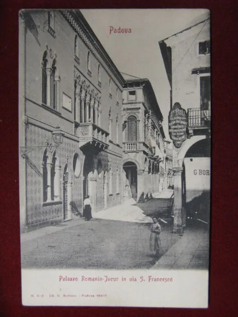 Padova Palazzo Romanin anni 20/30, non viaggiata #13201