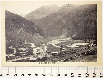 SANTA CATERINA VALFURVA PANORAMA SONDRIO NON VIAGGIATA “900 #22254