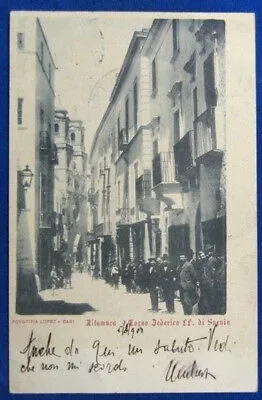 ALTAMURA Corso FEDERICO II di Svevia animata viaggiata “900 f/p #17399