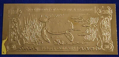 Antigua e Barbuda 30 Dollari 1983 Green Turtle #B1022