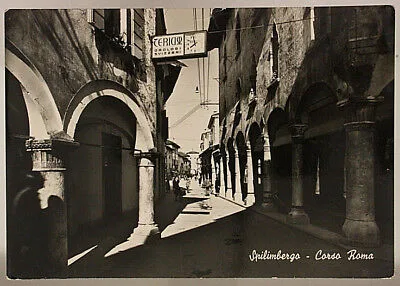 SPILIMBERGO CORSO ROMA ( PN ) VIAGGIATA ANIMATA 1953 FG #17795