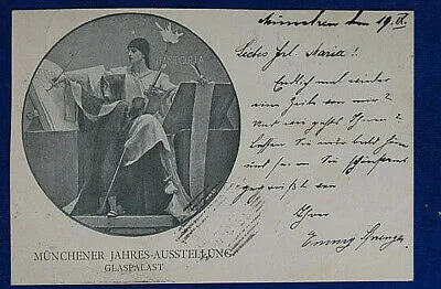 MUNCHEN Esposizione Palazzo di Vetro Germania viaggiata “900 f/p #7810