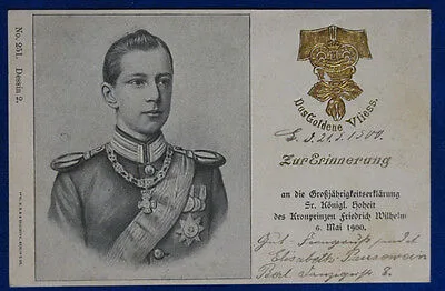 KRONPRINZEN FREDERICH WILHELM Das Goldene Vliess viag “900 f/p #13796