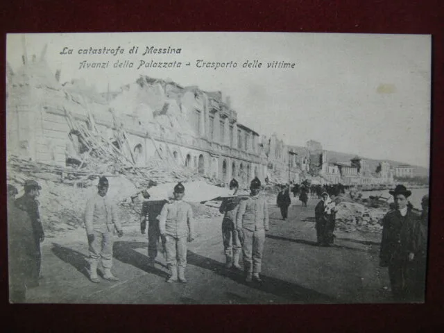 Messina in Fiamme anni 10/20 non viaggiata #11637
