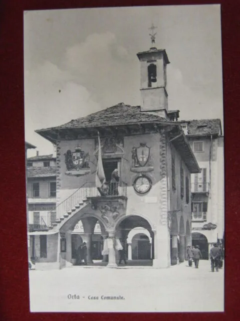 ORTA Casa Comunale anni 10 non viaggiata animata #12434