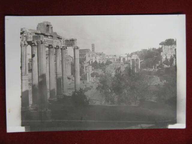 Roma Veduta Foro Romano anni 30/40 non viaggiata #13476