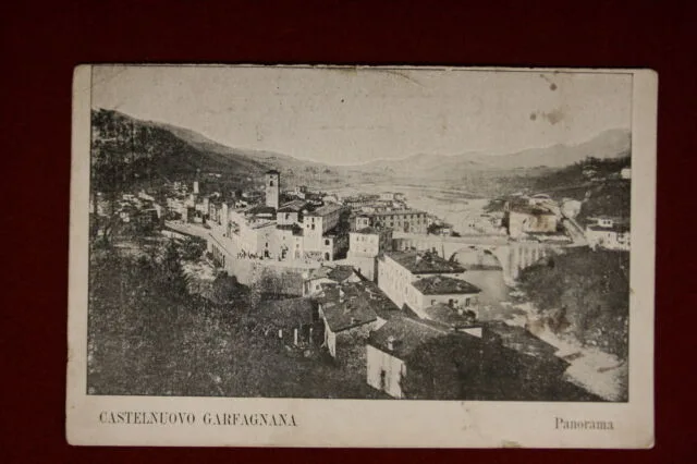 CASTELNUOVO Garfagnana Panorama viaggiata anni 10 #13875