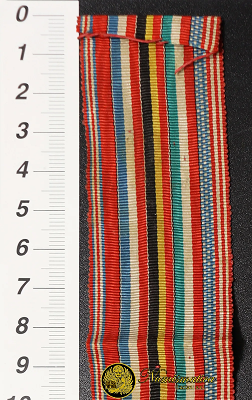 NASTRINO PER MEDAGLIA COMMEMORATIVA DELLE POTENZE ALLEATE 1^ GUERRA MONDIALE WW1 #KP814