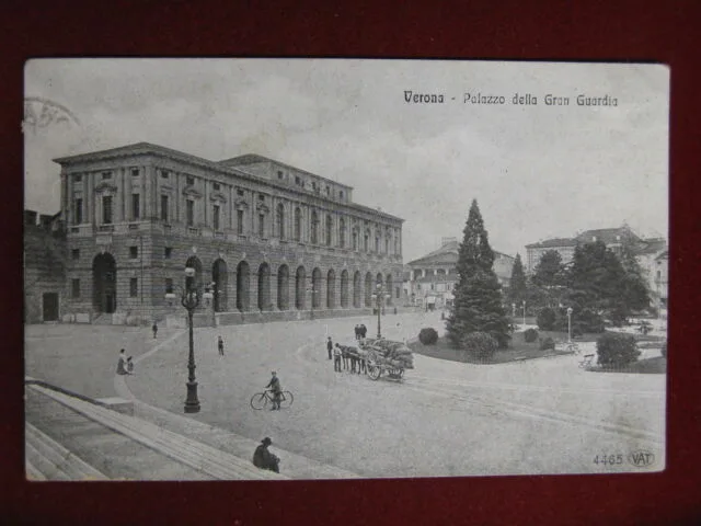 Verona Palazzo della Gran Guardia anni 10 viaggiata #13156