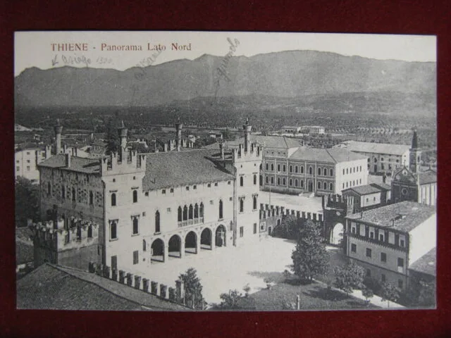 Thiene Panorama Lato Nord anni 10 non viaggiata #13215