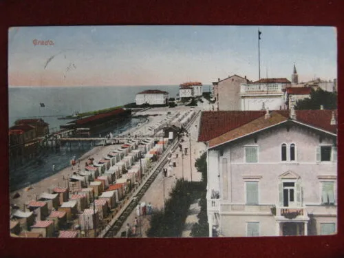 Grado Panorama anni 10 viaggiata animata #13805